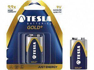 Baterie TESLA 9V GOLD+