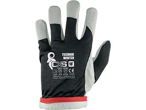 Rukavice CXS TECHNIK WINTER, s blistrem, zimní, vel. 8