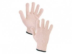 Textilní rukavice FLASH, bílé, vel. 10