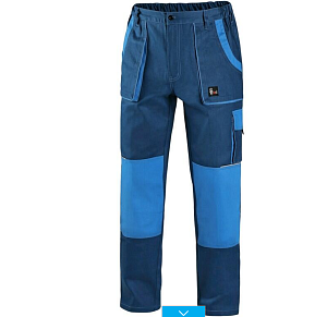 Kalhoty do pasu CXS LUXY JOSEF, pánské, modro-modré