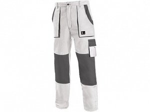 Kalhoty do pasu CXS LUXY JOSEF, pánské, bílo-šedé