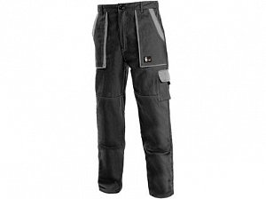 Kalhoty do pasu CXS LUXY JOSEF, pánské, černo-šedé