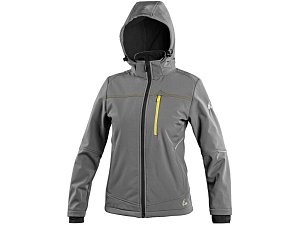 Bunda CXS STRETCH, dámská, softshell, šedá