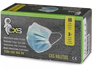 Jednorázová rouška CXS HALITUS, EN 14683:2019, bal. 50 ks