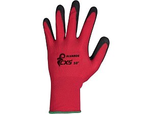 Rukavice CXS ALVAROS, s blistrem, máčené v nitrilu, vel.09