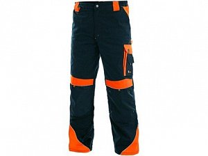 Kalhoty do pasu CXS SIRIUS BRIGHTON, pánské, modro-oranžové