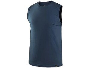 Tričko CXS RICHARD, bez rukávů (tílko), tmavě modré
