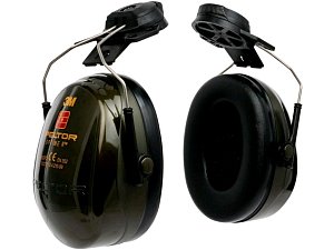 Mušlové chrániče sluchu 3M PELTOR H520P3E-410-GQ, na přilbu, 1 pár=2ks
